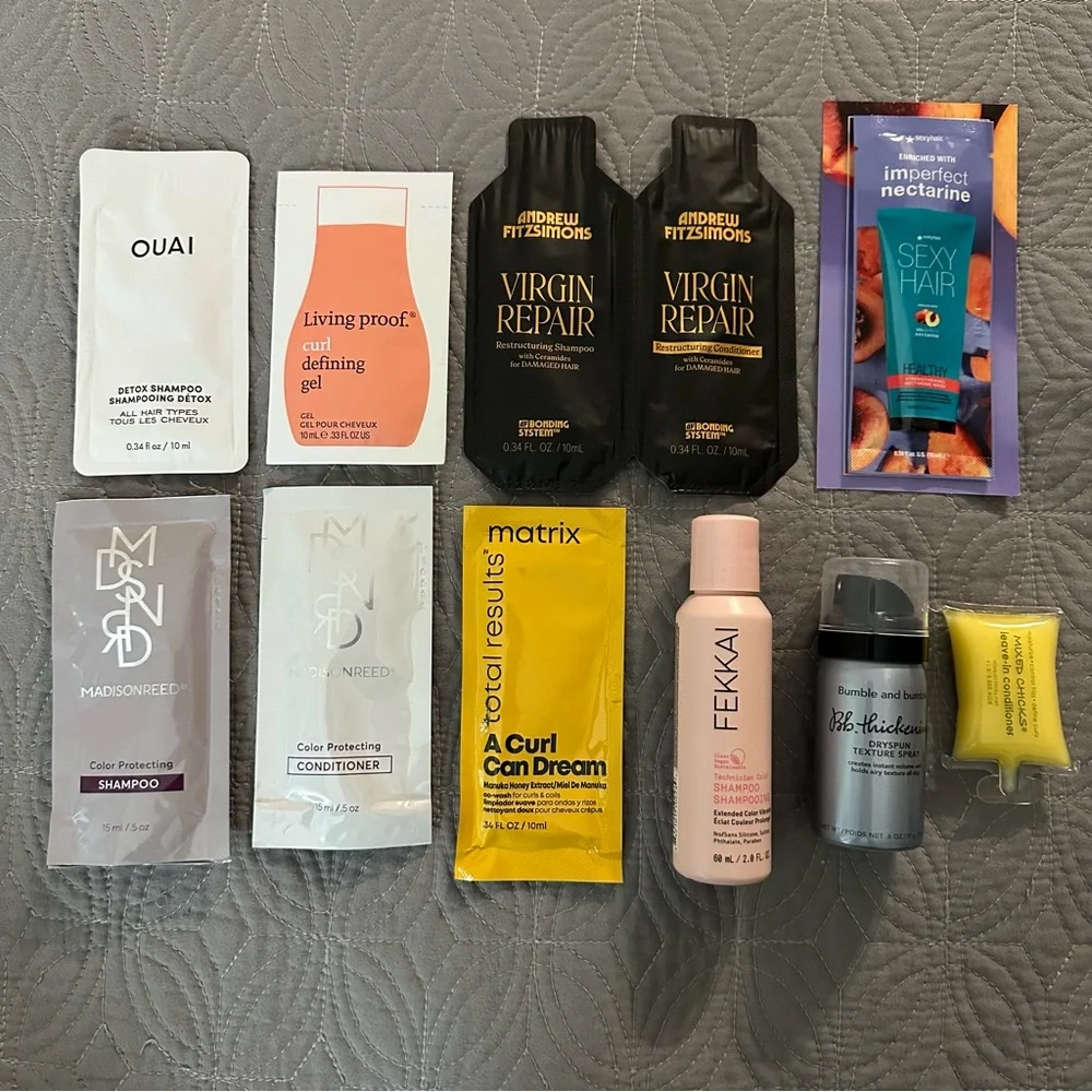 New 11 Piece High End Hair Care & Products Bundle